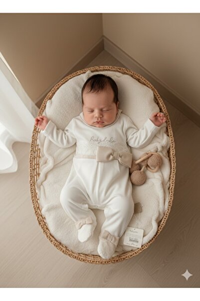 Babydola Kız bebek tulum dantel detaylı bebe yaka %100 pamuk kumaş