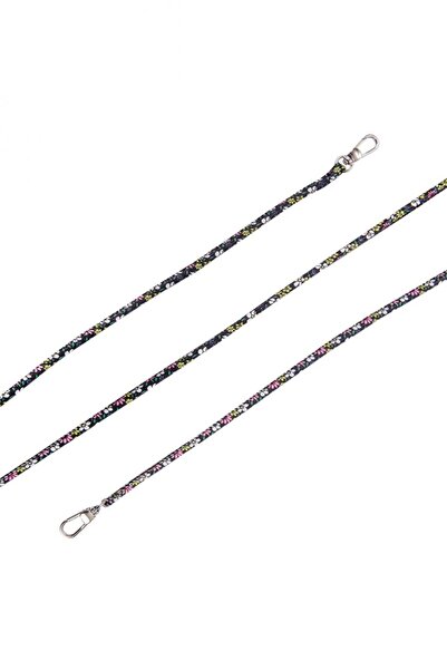 Hippi Lavender Colored Fabric Phone Strap with Drawstring Neck Strap - 110 cm