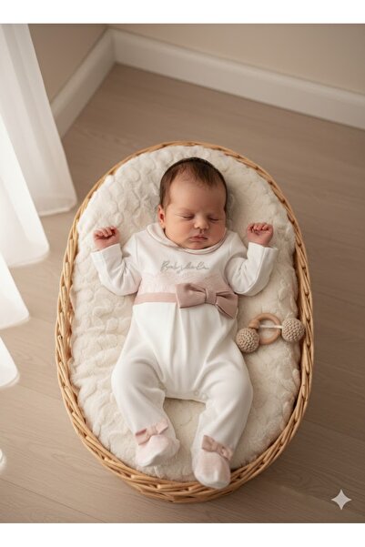 Babydola Baby Girl Romper Lace Detailed Peter Pan collar 100% Cotton Fabric