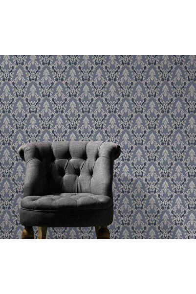 erismann Classic baroque wallpaper black with elegant gray