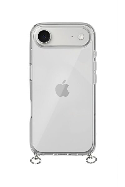 Hippi iPhone 17 Air Compatible Transparent Strap Phone Case