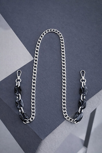 Nildenhobim 110 cm Bag Strap Chain – with Acrylic Rings, Spring Hooks, Compat...