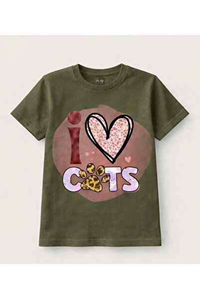 Tiny and Co 100% Cotton Cats Printed T-Shirt
