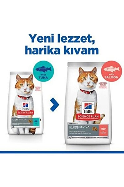 Hill's Somon Balıklı Kısırlaştırılmış Kedi Maması 3 kg