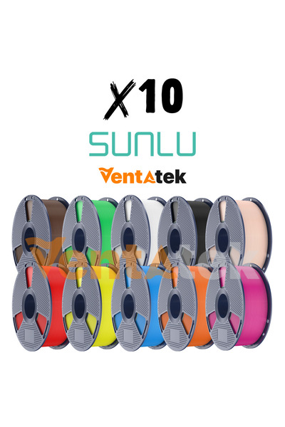Sunlu Pla Filament 1.75MM 10 KG Avantajlı Paket