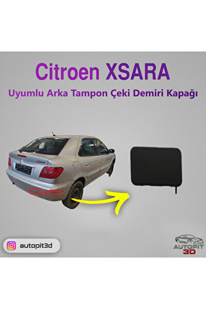 AutoPit 3D Citroen Xsara (1997–2004) Uyumlu Arka Tampon Çeki Demiri Kapağı