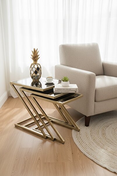 YerginDesign BENITO ESKİTME ZİGON SEHPA