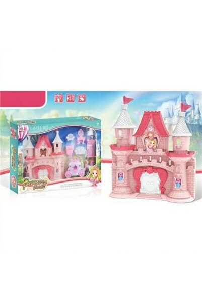 OEM Jucarie interactiva, Castel muzical cu lumini si caleasca