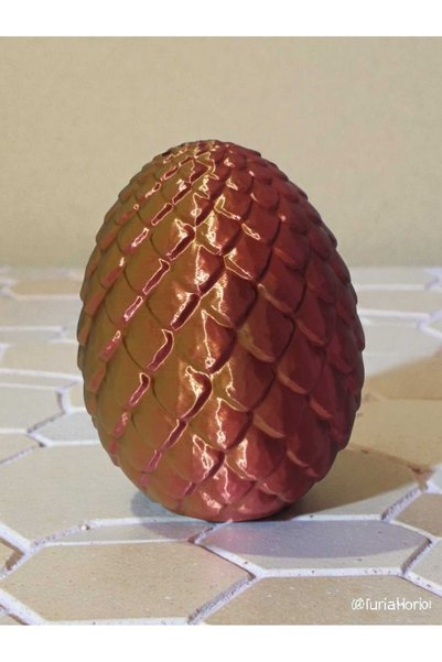 3D Layshop 3D Printing Decorative Large Dragon Egg Piggy Bank - Color Changing Fantastic Gift Item