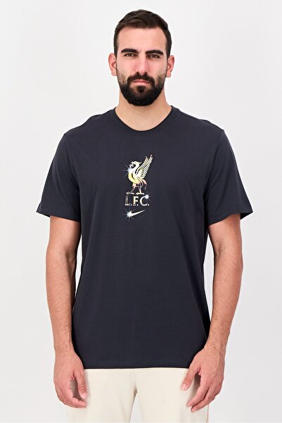 Nike x L F C Men Sportwear Fit Short Sleeve Outdoor T-Shirt, Dark Grey