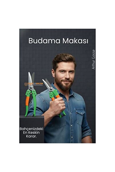 Marsilyan Ψαλίδι κλαδέματος και δεσίματος από ανοξείδωτο ατσάλι – Εργονομική ...