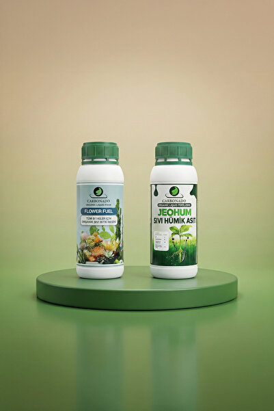 Carbonado Sıvı Bitki Besini 1 L + Jeohum Hümik Asit 1 L Destek Paketi