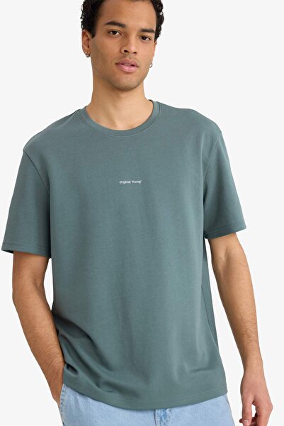 DeFacto Breathable Printed T-Shirt F8093Ax26Sp