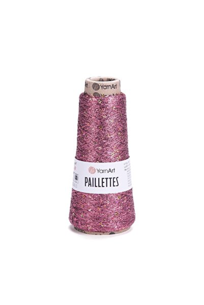 Yarnart Paillettes El Örgü İpliği 50gr 800mt 8004 Pembe - 1 ADET