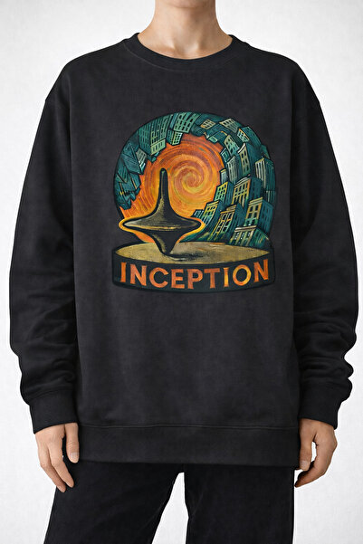 Tiny and Co سويت شيرت للجنسين مصنوع من القطن بنسبة 100% Inception B مطبوع K ب...