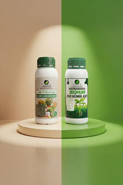 Carbonado Jeohum Hümik Asit 1 L + Sıvı Organik Gübre 1 L Destek Paketi