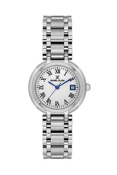 Daniel Klein Silver Color 30.5mm Women's Wristwatch and Bracelet with Gift Pa...