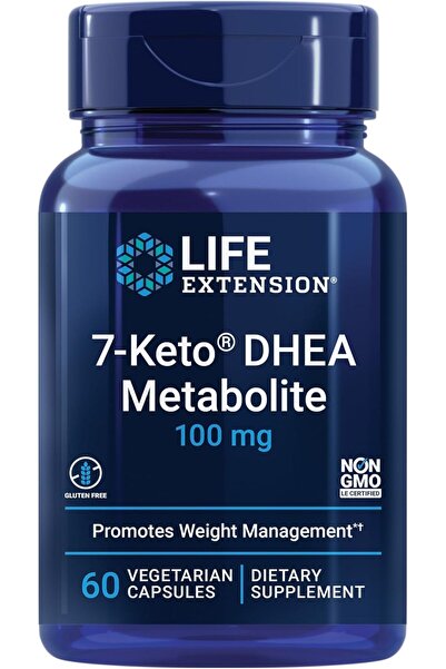 Life Extension 7-Keto DHEA Curcumin Trans Resveratrol Green Tea 100 mg 60 Veg...