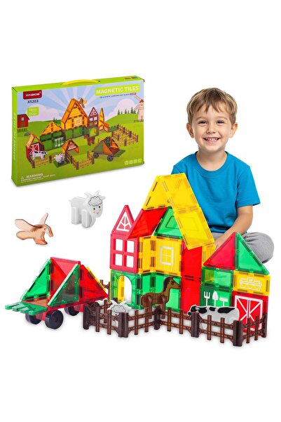 Other Magnetic educational construction blocks animal farm RK-781 Ricokids