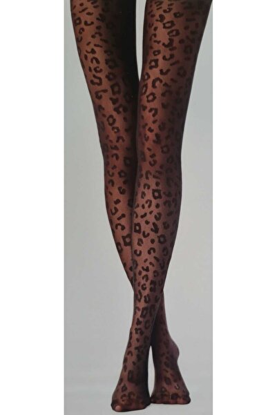 KNC EXCLUSİVE CLASSİC Imported Patterned Women's Black Thin Pantyhose Women's...