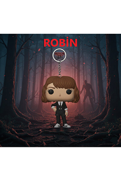 FreshWolf Stranger Things Robin Funko Pop Keychain
