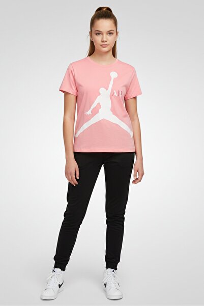 Nike Kids Girl Sportswear Fit Short Sleeve Outdoor T-Shirt, Pink