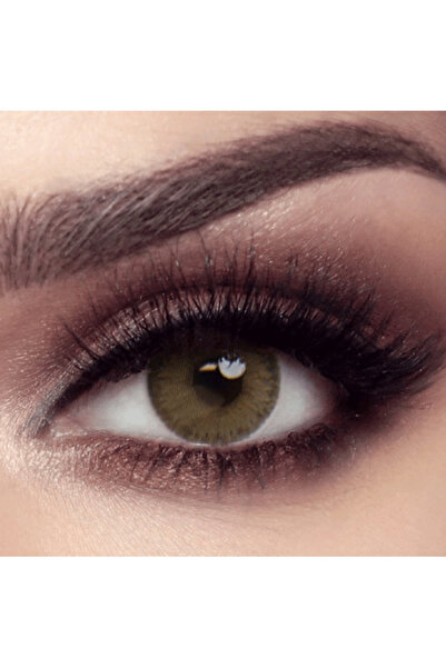 Bella Elite Green Olive 3 Months Disposable Contact Lenses, Color Contact Len...