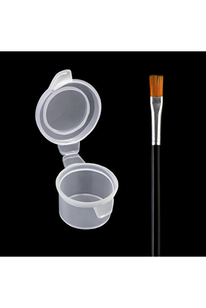 SİESPURE 3 ml Boş Boya Kutusu + 1 Adet Fırça | Mini Plastik Kap | Hobi & DIY ...