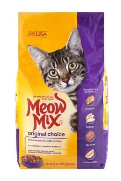 Meowmix طعام القطط الجاف مياو ميكس الأصلي 1.42 كجم