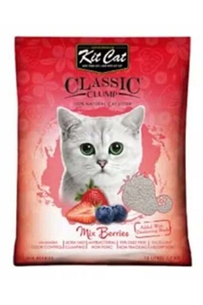 Kit Kat رمل قطط كلاسيكي برائحة التوت والفراولة، 10 لترات
