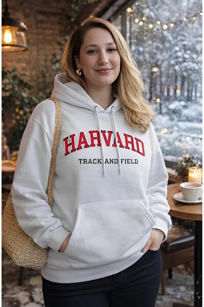 pepule 3 Thread Fleece-Lined Women's Hooded Sweatshirt with a Hood