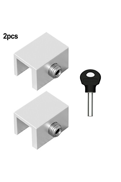 Choice silver 2 Pcs Adjustable Window Lock Stopper Safety Locks for Kids and ...
