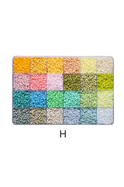 Choice10 مجموعة خرز يانتجويت الصغيرة 2.6 مم، 13200 قطعة، 24 لونًا/علبة، خرز ه...