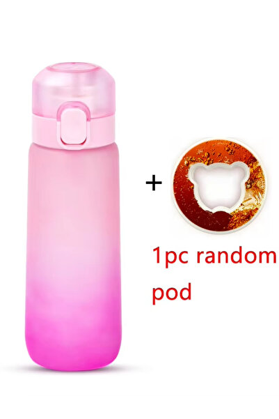 Choice 0.65L A-Gradient Pink 1pc 650ml Flavored Water Bottle with Random 1 Fl...