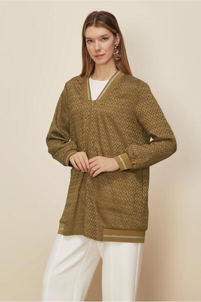 Alvina Saten Jacquard Tunic 46241
