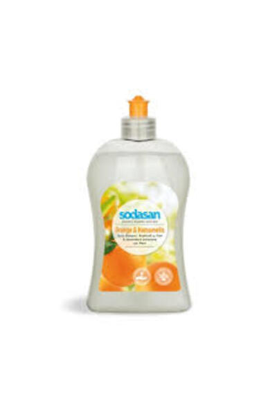 Sodasan Detergent Vase Lichid Cu Balsam Bio Portocala si Hamamelis 500 ml