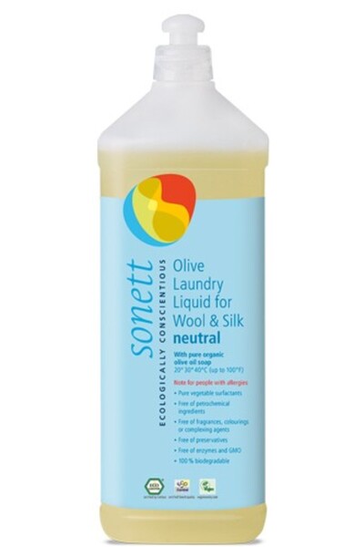 Sonett Detergent Ecologic Lichid Pt. Lana Si Matase Neutru 1l