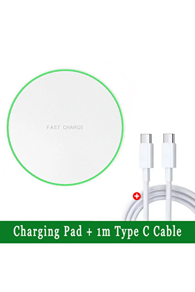 Vikefon With C-C Cable 100W Wireless Charger USB C Pad Quick Charge QC 3.0 Fo...