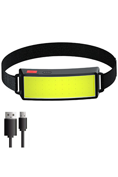 Choice6 مصباح رأس حثي من قطعة واحدة XPG+COB LED مزود ببطارية مدمجة ومصباح يدو...