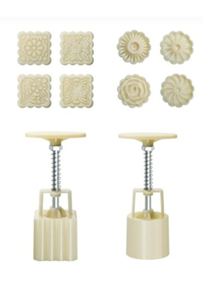 b11 Decorative cake press mold set with manual press
