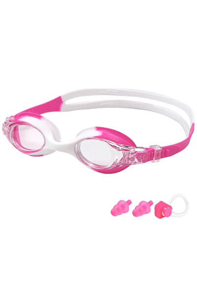 Choice PinkWhite Swimming Goggles For Kids Youth Age 3-14 Years Old Anti-fog ...
