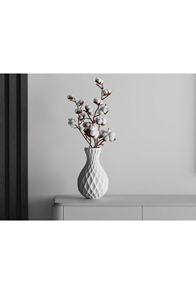 Sani Decorative vase Sani, Milano 121 x 121 x 200 mm, Matt White