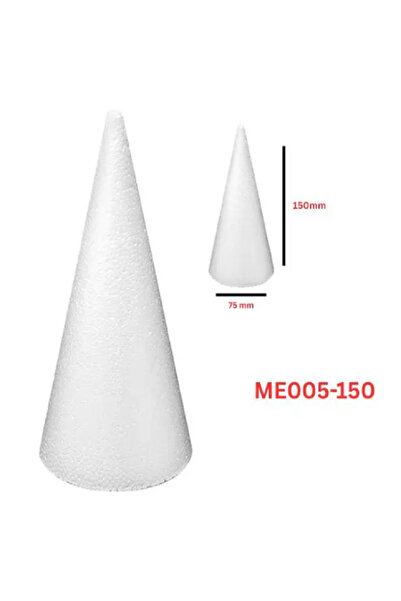 MOTARRO Polystyrene Cone ME005-150 Foam Craft Cone for DIY Art, Model Making ...