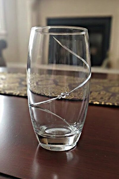 DECOSTYLE Elegance 6-Piece Water & Soft Drink Glasses – Modern Stylish Glass ...