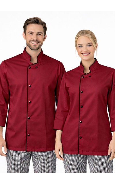 Netto İş Elbiseleri سترة مطبخ للطهاة للجنسين