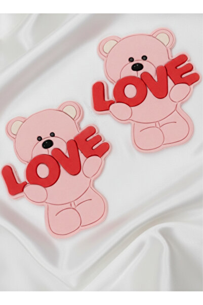 Maku home Kişiye Özel Sevgiler Günü Hediyesi ,Love yazılı Sevimli Ayıcık Kura...