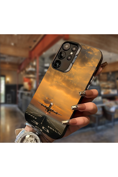 Caseji حافظة هاتف فاخرة متوافقة مع سامسونج جالاكسي S25 FE مقاومة للأوساخ بنمط...