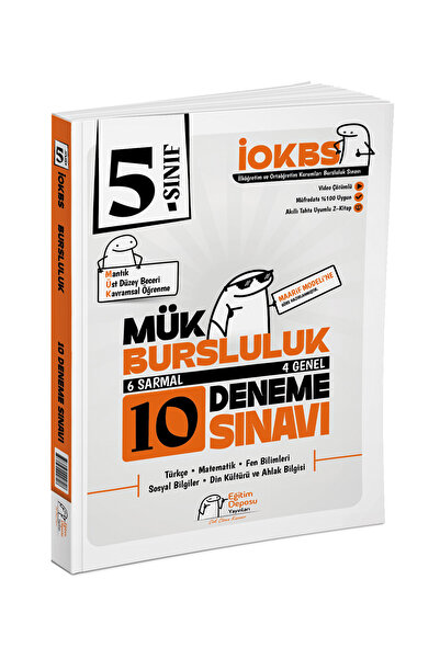 Eğitim Deposu Yayınları-Çok Çözen Kazanır 5. Sınıf İOKBS MÜK-Bursluluk 10 Den...