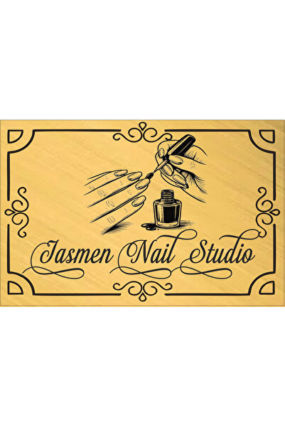 sıradışıhediyem يمكن تخصيص لافتة استوديو الأظافر باللون والاسم، اتصل بقسم الا...