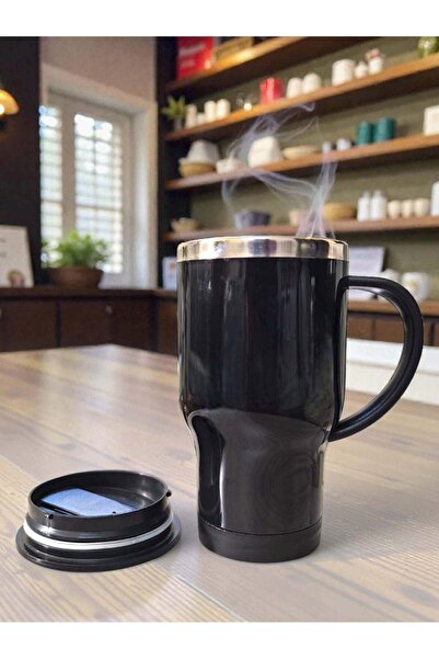 CRATER Insulated Stainless Steel Mug - Lid for Travel, Office, Home, and Outd...